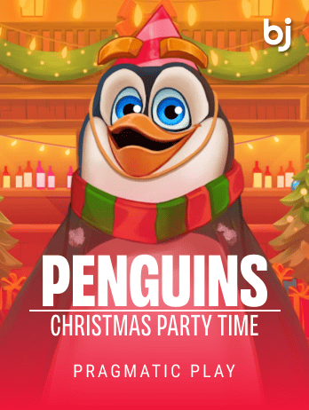 Penguins Christmas Party Time